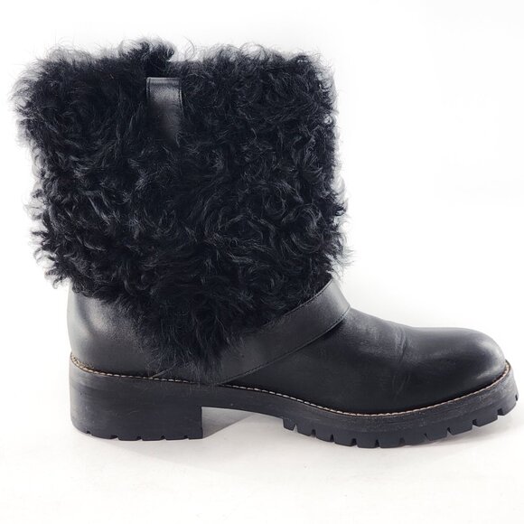 COACH Leighton Bootie Shearling Lamb Fur - Picture 6 of 9